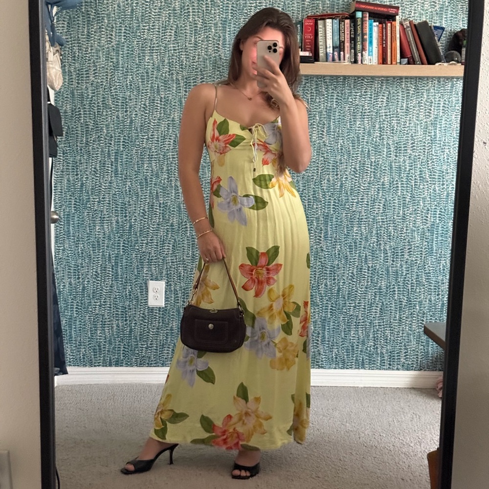 Anthropologie Maeve Printed Slip Dress size Medium - Picture 3 of 5
